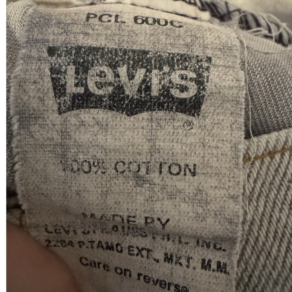 VTG Levi's 805 Orange Tab Gray Wash Jeans Cotton Denim Straight 29x32 - Picture 6 of 13